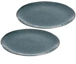 Leonardo MATERA Keramikteller 27 cm blau 2er Set