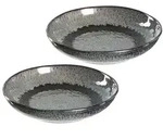 Leonardo MATERA Keramikteller 20,7 cm tief anthrazit 2er Set