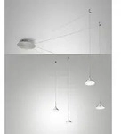 Isabella LED-H&auml;ngeleuchter aus Metall und Methacrylat 3410-49-212 Fabas Luce