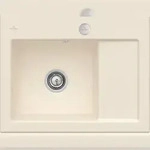 Villeroy & Boch Villeroy&Boch Sp&uuml;lbecken, K&uuml;chensp&uuml;le Subway 45 Compact Ivory