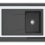 Villeroy & Boch Villeroy&Boch Sp&uuml;lbecken, K&uuml;chensp&uuml;le Siluet 45 Graphite