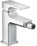 hansgrohe Metropol Einhebel-Bidetmischer mit Hebelgriff und Push-Open Ablaufgarnitur,