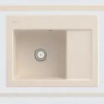Villeroy & Boch Villeroy&Boch Sp&uuml;lbecken, K&uuml;chensp&uuml;le Subway 45 Compact Ivory
