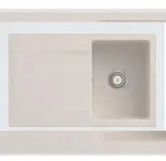 Villeroy & Boch Villeroy&Boch Sp&uuml;lbecken, K&uuml;chensp&uuml;le Siluet 45 Crema 800x510mm,