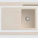 Villeroy & Boch Villeroy&Boch Sp&uuml;lbecken, K&uuml;chensp&uuml;le Siluet 45 Ivory 800x510mm,