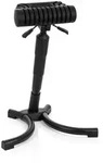 Stehhilfe / Arbeitsstuhl TOP WORK 33 PU schwarz Schaum Metallgestell hjh OFFICE