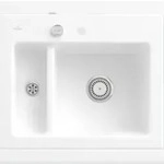 Villeroy & Boch Villeroy&Boch Sp&uuml;lbecken, K&uuml;chensp&uuml;le Subway 60 XM Stone White