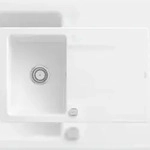Villeroy & Boch Villeroy&Boch Sp&uuml;lbecken, K&uuml;chensp&uuml;le Siluet 45 Stone White