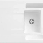 Villeroy & Boch Villeroy&Boch Sp&uuml;lbecken, K&uuml;chensp&uuml;le Siluet 45 Stone White