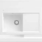 Villeroy & Boch Villeroy&Boch Sp&uuml;lbecken, K&uuml;chensp&uuml;le Subway 45 Stone White