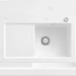 Villeroy & Boch Villeroy&Boch Sp&uuml;lbecken, K&uuml;chensp&uuml;le Subway 45 Stone White
