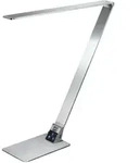 Fabas Luce Wasp 12W LED-Tischleuchte aus geb&uuml;rstetem Aluminium mit