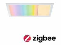 Paulmann LED Panel Smart Home Zigbee Amaris eckig 595x295mm RGBW Weiß matt dimmbar