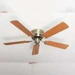 Pepeo Deckenventilator Kisa Deluxe MA Wei&szlig; / Ahorn 105