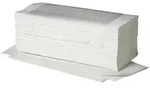 Papstar Fripa 4031101 Handt&uuml;cher Ideal - Zick-Zack-Falzung, 1-lagig, wei&szlig;, 20 x 250