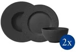 Villeroy & Boch Manufacture Rock Starter-Set 6-teilig schwarz