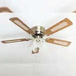 Pepeo Deckenventilator Kisa Deluxe MA Eiche / Walnuss mit Licht 105