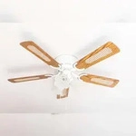 Pepeo Deckenventilator Kisa Deluxe WE Eiche / Walnuss mit Licht 105