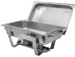 Airbrush-City Edelstahl Speisenw&auml;rmer extra tief 100mm Warmhaltebeh&auml;lter Chafing