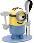 Eierbecher Die Minions mit L&ouml;ffel - Mehrfarbig Anderer Kunststoff Wmf 15.5x8 cm