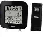 Hama Wetterstation EWS-200 Funk mit Au&szlig;ensensor schwarz