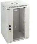 HMF 63309-07 Serverschrank 10 Zoll, 9 HE, 31,2 x 30 x 48,3 cm, Lichtgrau