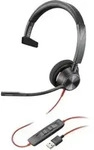 Plantronics Poly Headset Blackwire C3310 monaural USB-A