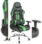 CLP Gaming B&uuml;rostuhl Limit XM Kunstleder Kunstleder HBT: 128x67x51 cm schwarz gr&uuml;n