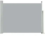 vidaXL Einziehbare seitliche Terrassenmarkise 120 x 500 cm, Modell Grey Marine Breeze