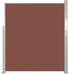 vidaXL Ausziehbare Seitenmarkise 100&times;500 cm Braun