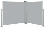 vidaXL Ausziehbare Seitenmarkise Anthrazit 100 x 600 cm Modell Bor&eacute;al Panorama Nord