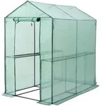 Gardebruk Foliengew&auml;chshaus Gew&auml;chshaus 4 Ablagen 190x186x120cm