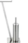 WENKO Stand WC-Garnitur Mod. Lirio Edelstahl matt