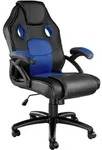 tectake B&uuml;rostuhl Mike Schwarz/Blau