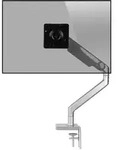 Humanscale M2.1 Monitor Tischhalterung Klemme, schr&auml;g, silber (M21CMSBTB)