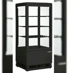 Saro K&uuml;hlvitrine Modell SC 80 schwarz