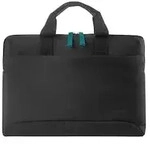 Tucano Smilza, schlanke Laptoptasche aus Nylon fuer 13/14 Zoll, schwarz
