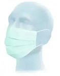 Suavel&reg; Protec OP-Maske Mundschutz mit elastischen Ohrschlaufen, blau, Typ II 1000