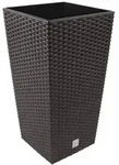 Prosperplast - Rato Pflanzentopf mit 7,2 Litern und Einsatz 17 x 17 x 32,4 cm in