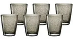 Leonardo BURANO Trinkglas 0,33l grau 6er Set