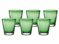 Leonardo BURANO Trinkglas 0,33l grün 6er Set