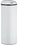 Relaxdays Sensor M&uuml;lleimer 50l, runder Edelstahl Abfalleimer, elektrischer Deckel,