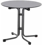 SIENA GARDEN Sola Sola Klapptisch &Oslash; 80 cm, anthrazit