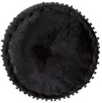 vidaXL Pouf Rund Samt 40&times;20 cm Anthrazit