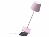 Zafferano Poldina Pro Pink Wiederaufladbare und dimmbare LED-Tischleuchte