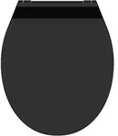 Sch&uuml;tte Duroplast WC Sitz SLIM BLACK, Toilettendeckel mit Absenkautomatik und