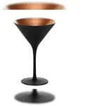 St&ouml;lzle Lausitz ELEMENTS Cocktailschale Schwarz-Bronze 6er Set