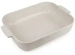 PEUGEOT Keramik Auflaufform APPOLIA 40cm Rechteckig Ecru Sp&uuml;lmaschinenfest