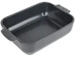 PEUGEOT Keramik Auflaufform APPOLIA 25cm Rechteckig Schiefergrau Sp&uuml;lmaschinenfest