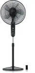 Brandson Standventilator 60W mit Timer, Luftk&uuml;hler 80 Grad osziellierend, Ventilator
